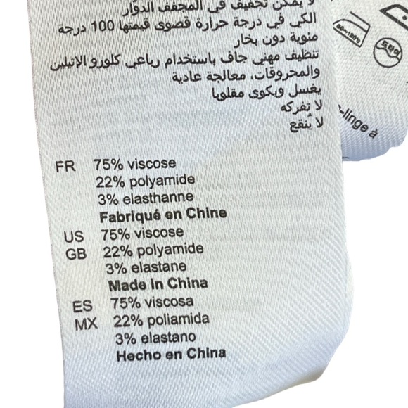 Sandro Sizzing Gradient Ombré Cutout Asymmetric MIDI Dress Tan Org Sz 34 #906 - Picture 8 of 10